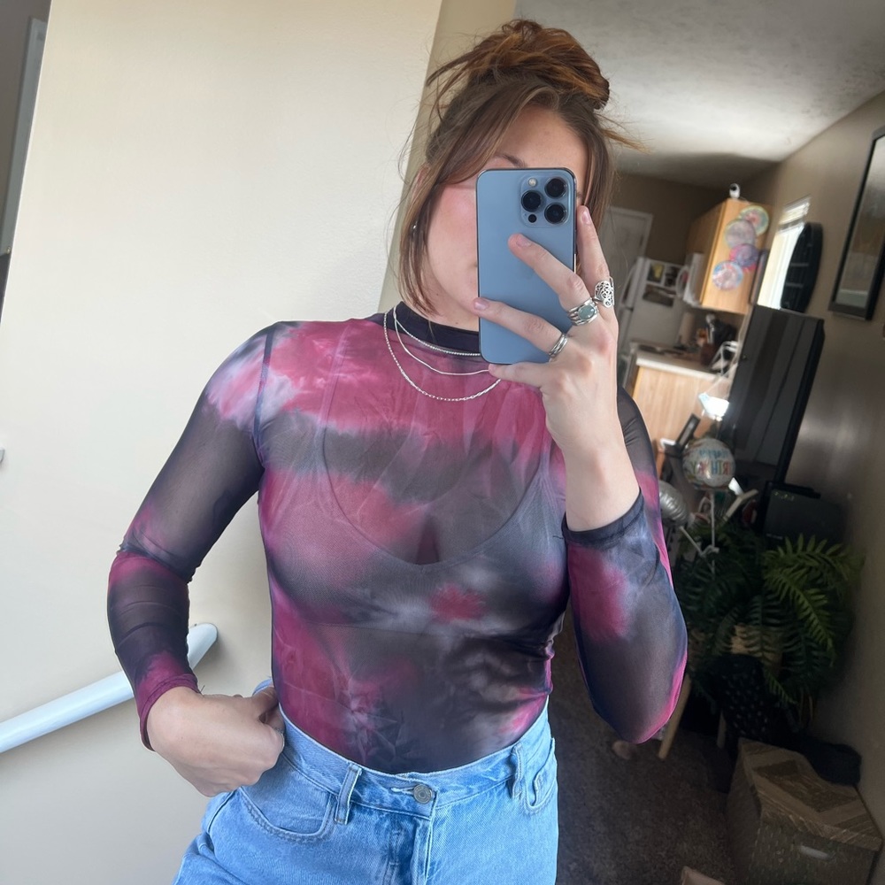 Fashion Love mesh body suit